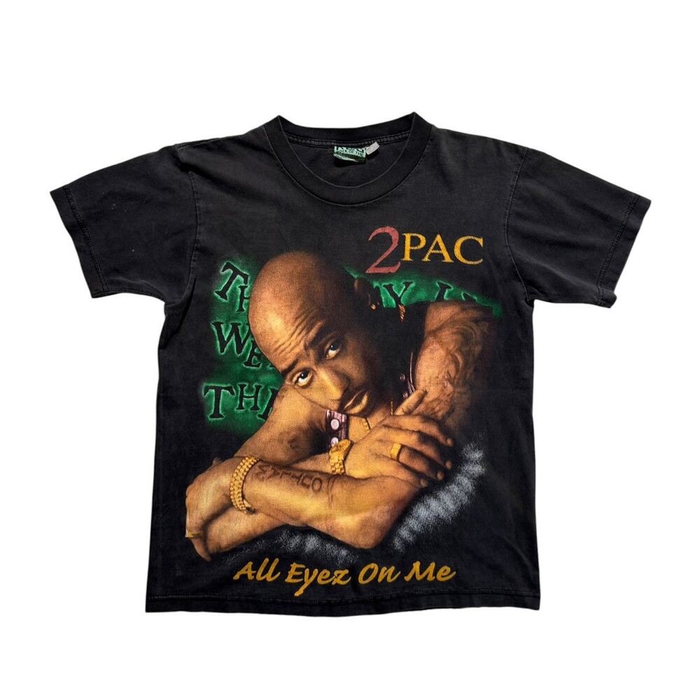 2pac tupac all eyes on me vintage tee